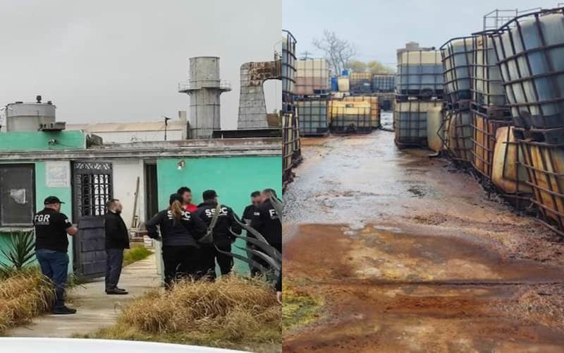 La Secretaría de Seguridad desmanteló un narcolaboratorio en Nuevo León En el inmueble se encontraron precursores químicos