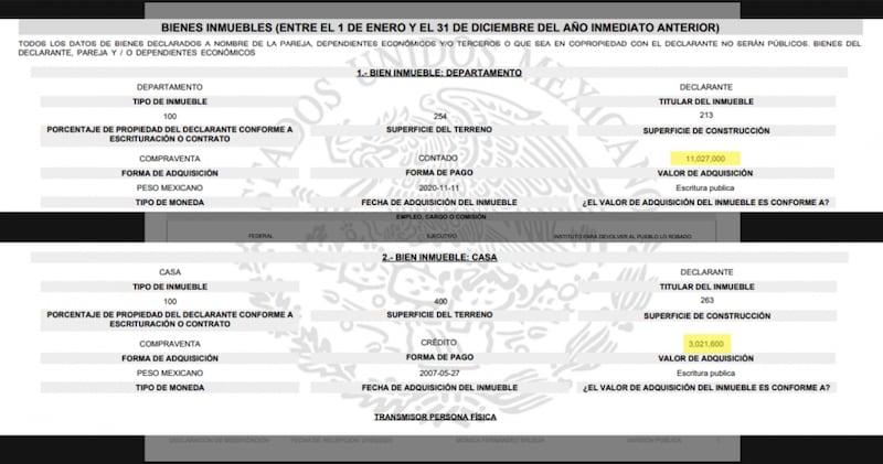 Declaración patrimonial de Mónica Fernández Mónica Fernández Balboa