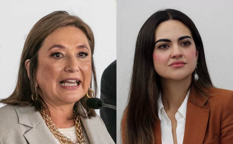 Xóchitl Gálvez y Andrea Chávez Xóchitl Gálvez y Andrea Chávez se confrontaron en una mesa de debate por las presidenta Claudia Sheinbaum