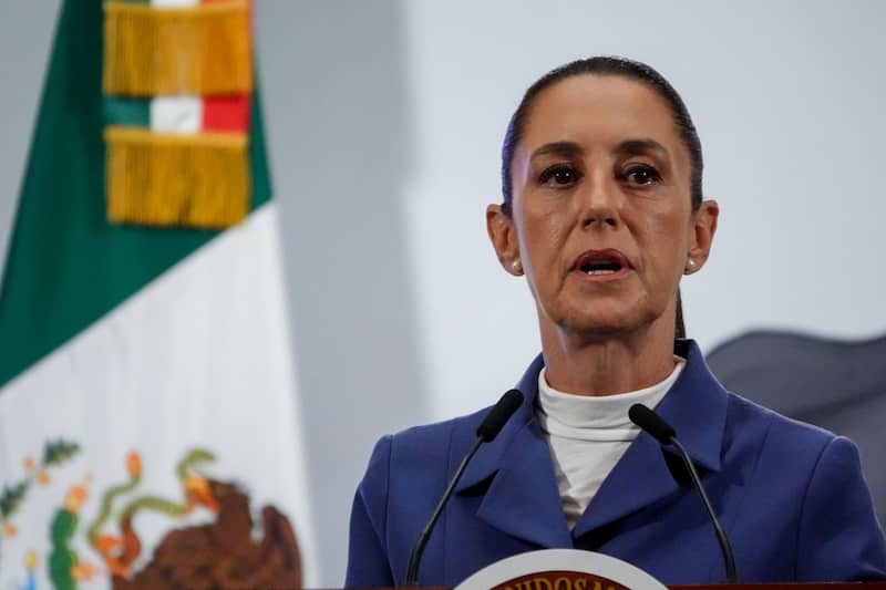 La presidenta dijo que se sigue en conversaciones con Donald Tump La mandataria desde palacio nacional