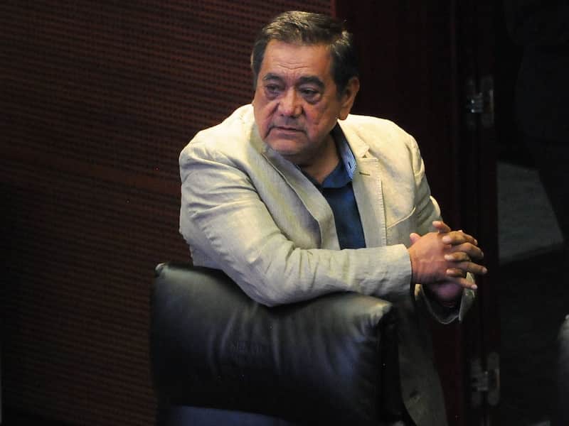 Félix Salgado Macedonio, senador de Morena. Salgado Macedonio en el Senado de la República.