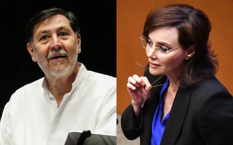 Gerardo Fernández Noroña interrumpió a la senadora Lilly Téllez Los senadores Gerardo Fernández Noroña y Lilly Téllez