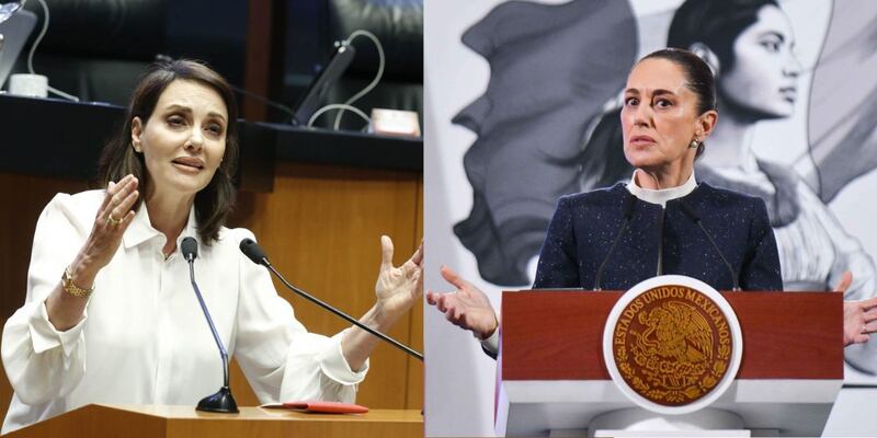 Lilly Téllez y Claudia Sheinbaum