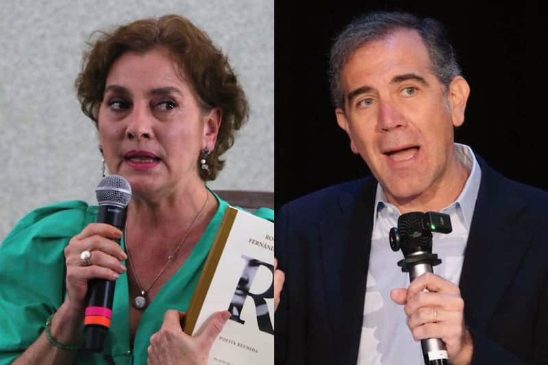 Beatriz Gutiérrez y Lorenzo Córdova, exconsejero del INE Beatriz Gutiérrez se lanza vs Lorenzo Córdova, exconsejero del INE, por elección judicial.
