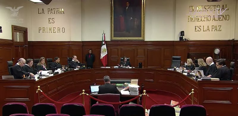 Penúltima sesión del actual pleno de la SCJN