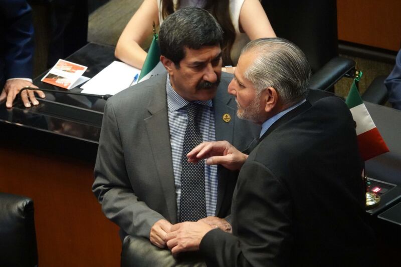 Javier Corral y Adán Augusto