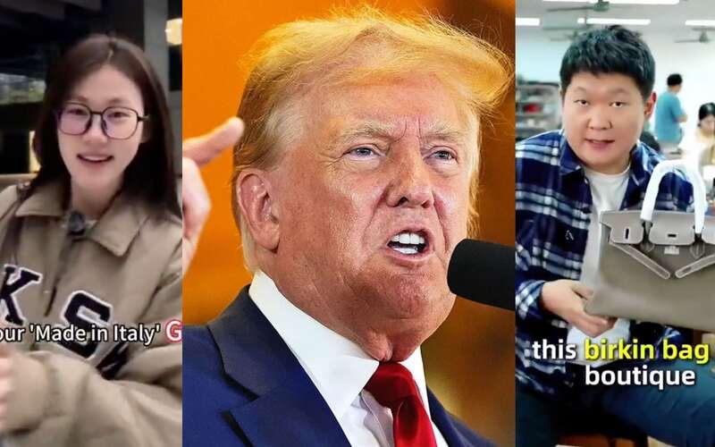 Proveedores chinos han comenzado a revelar secretros El presidente Donald Trump e influencers chinos