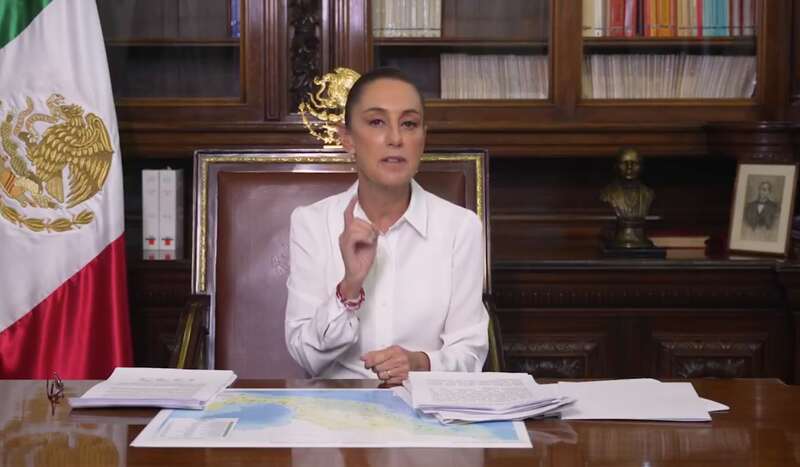 La presidenta de México responderá a las medidas de Donald Trump este lunes. Imagen promocional