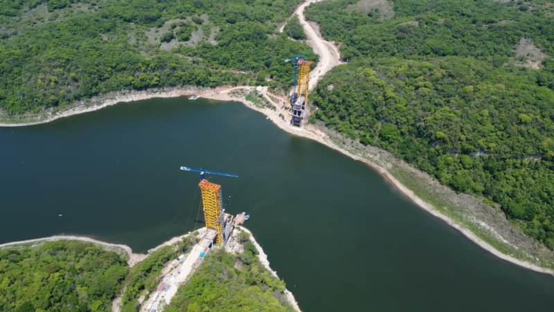 El puente registra un avance del 80% por lo que quedará listo en este año. Imágen