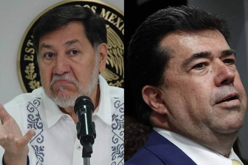 Gerardo Fernández Noroña y Pedro Haces Barba, legisladores de Morena Gerardo Fernández Noroña salió en defensa de Pedro Haces Barba, legislador de Morena