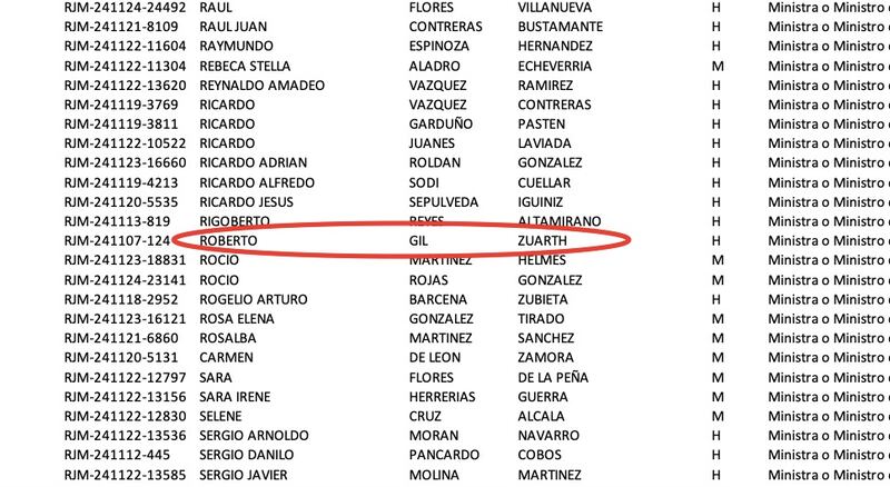 lista elección 2025