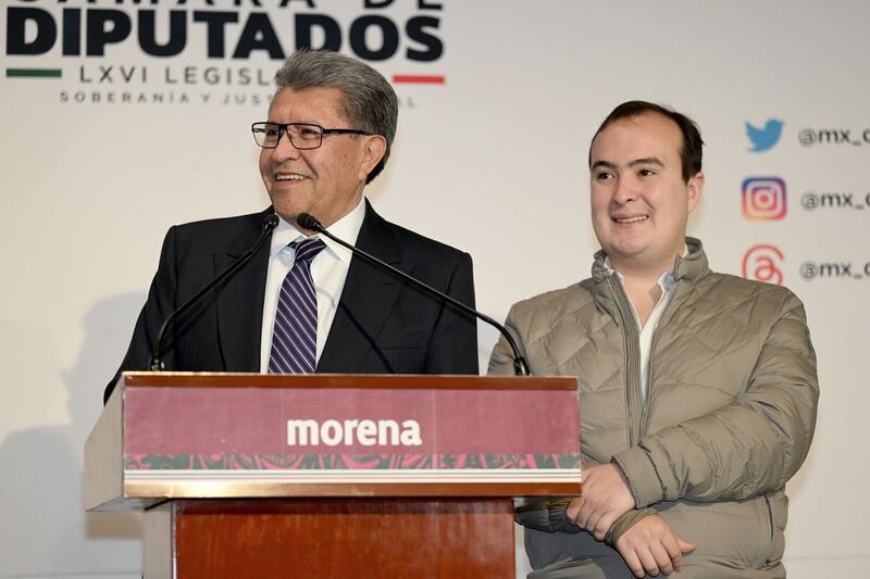 Enrique Vázquez con Monreal