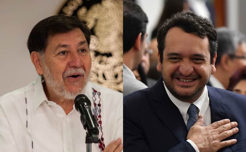 Fernández Noroña puso en duda la explicación de Andy López Beltrán sobre sus vacaciones en Japón Fernández Noroña y Andy López Beltrán