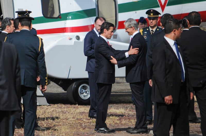 Peña Nieto y Alfredo del Mazo