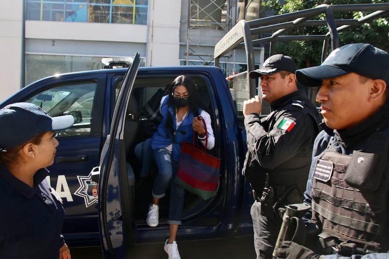 Arresto de Lizbeth Victoria Huerta