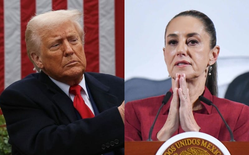 Donald Trump y Sheinbaum