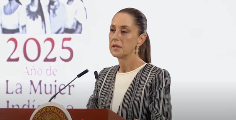 La presidenta dijo que no se deben adelantar a las investigaciones Sheinbaum Pardo durante la conferencia de prensa matutina