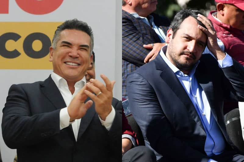 Alejandro Moreno y Andrés López Beltrán Alejandro Moreno y Andrés López Beltrán
