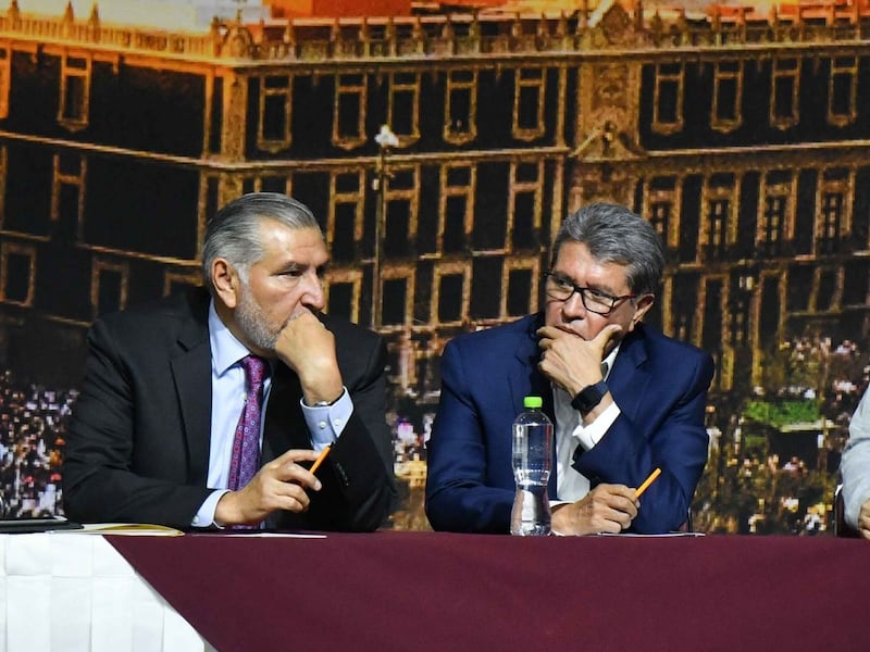 Ricardo Monreal y Adán Augusto