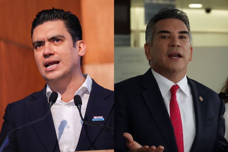 Jorge Romero y Alito Moreno, dirigentes del PAN y el PRI Jorge Romero Alito Moreno