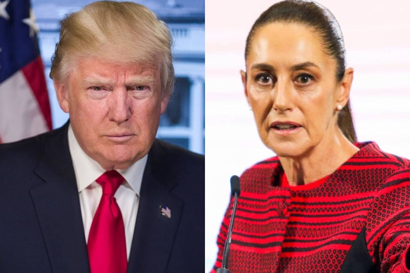 Donald Trump y Claudia Sheinbaum