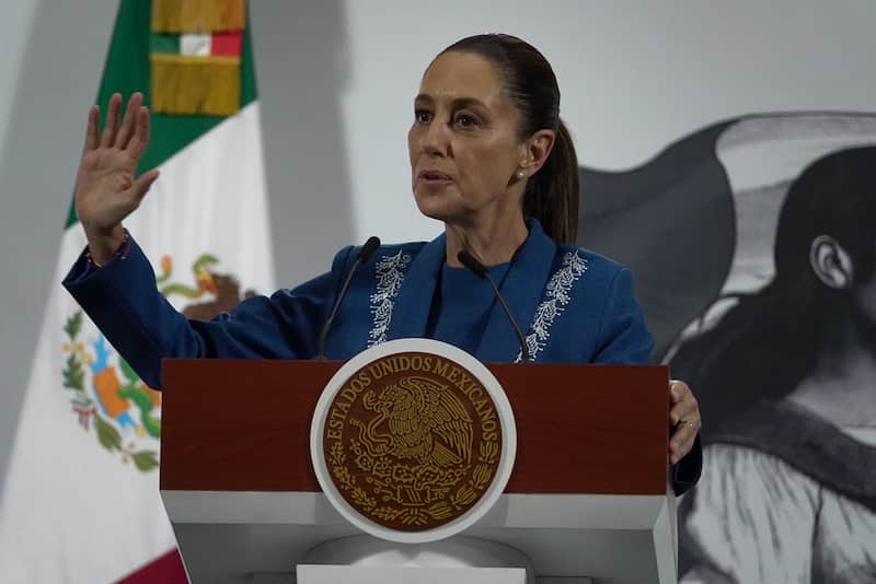 La mandataria rechazó que EUA haya pedido en México investigar a políticos La mandataria en conferencia de prensa desde palacio nacional