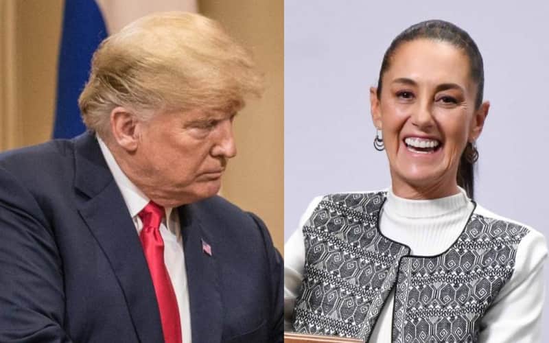 El presidente de EUA ha elogiado a Sheinbaum por su trabajo El NYT señaló que Sheinbaum se ha ganado el respeto de Trump