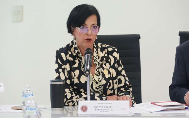 Eva Reyes, presidenta de la comisión de Derechos Humanos del Congreso de Tamaulipas La diputada morenista aseguró que la posición de Tamaulipas como estado fronterizo hacía que los actos delictivos fueran 'obligatorios '