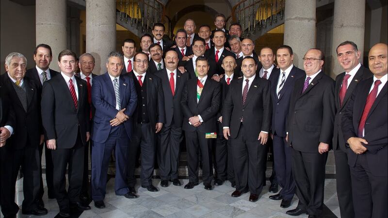 Peña Nieto y ex gobernadores