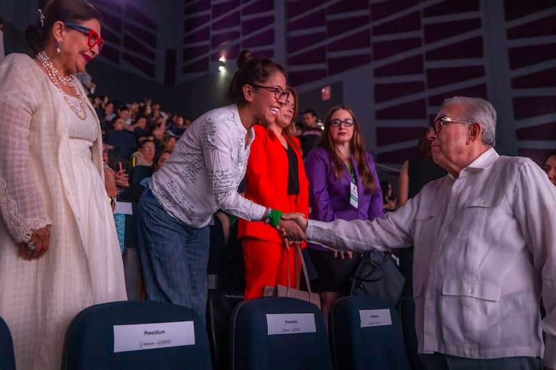 El gobernador de Sinaloa, Rubén Rocha Moya. El mandatario estatal inauguró el Segundo Congreso de Investigadoras Sinaloenses 2025.