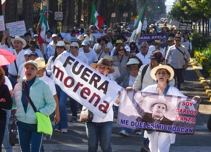 Marcha contra Morena