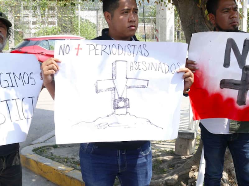 Protestas por asesinato a periodistas en Guerrero Protestas por asesinato a periodistas en Guerrero