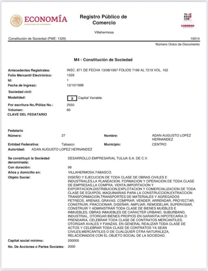 7 Empresas ligadas a Hernán Bermúdez