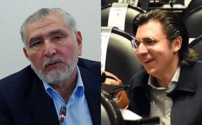 Adán Augusto y su hijo