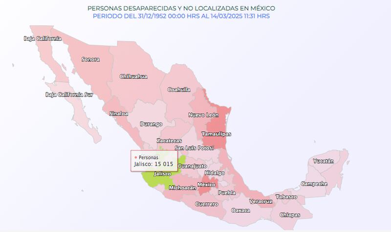 Desapariciones en Jalisco