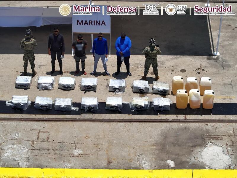Incautación en costas de Oaxaca