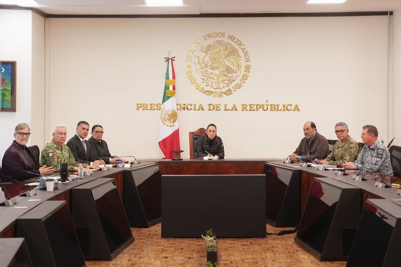 Reunión Sheinbaum con Gabinete de Seguridad