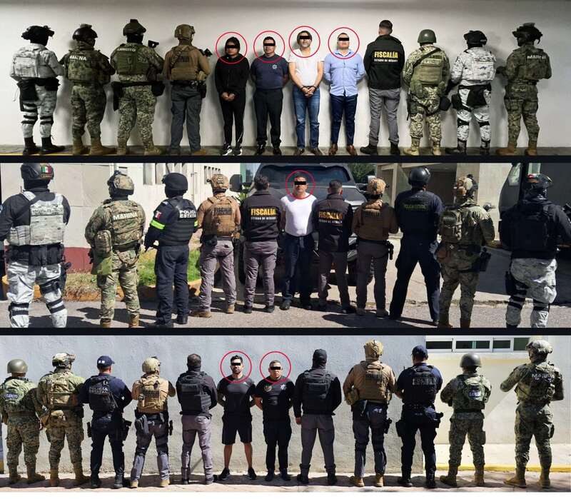 Con el operativo se detuvieron a 7 funcionarios de alto rango en el estado
FOTO: SSPC/CUARTOSCURO.COM Imagen promocional
