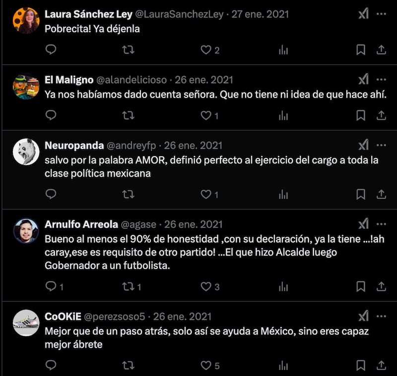 Reacciones Paquita