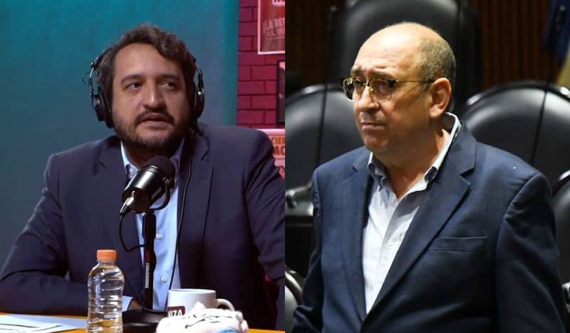 Andrés Manuel López Beltrán, secretario general de Morena y Rubén Moreira, coordinador del PRI en Cámara de Diputados Andrés Manuel en podcast, Moreira en Pleno de la Cámara de Diputados
