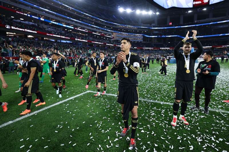 Jugadores de la selección que participarán en el Mundial de 2026 La selección durante un partido en Estados Unidos
