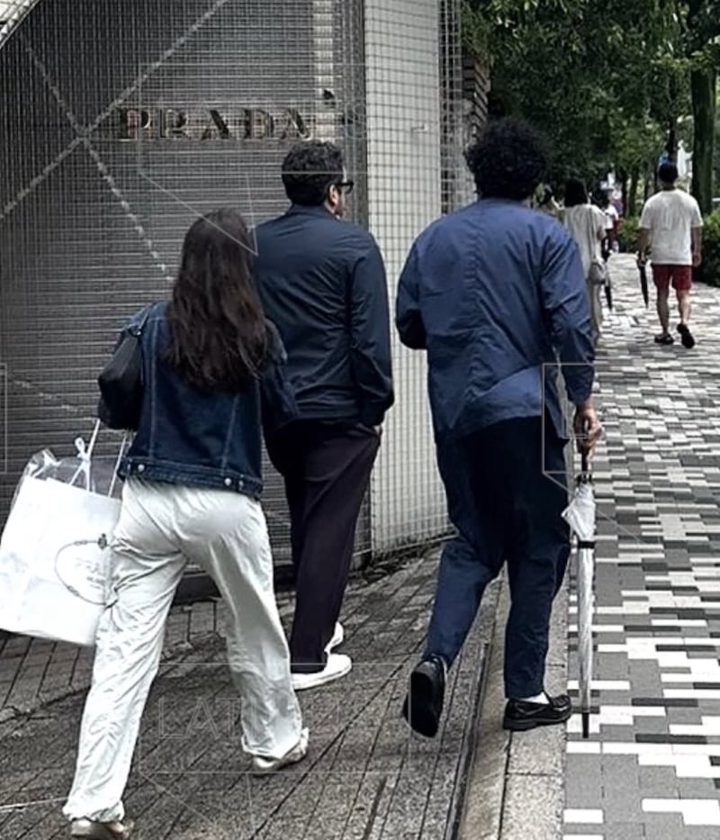 Hijo de AMLO en Prada