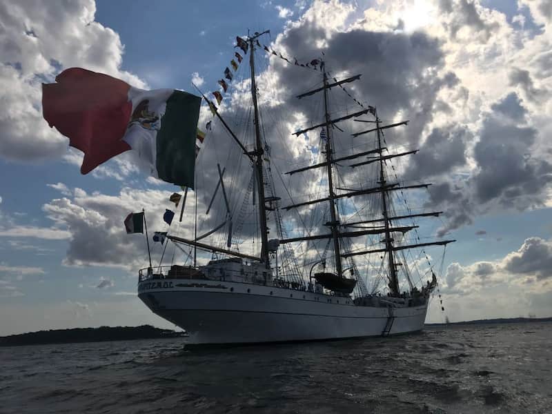 La Secretaría de Marina-Armada de México celebra 40 años del Buque Escuela Velero “Cuauhtémoc” (BE-01) La Secretaría de Marina-Armada de México celebra 40 años del Buque Escuela Velero “Cuauhtémoc” (BE-01)