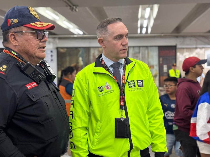 Operativo en estación Hidalgo. Operativo Metro CDMX