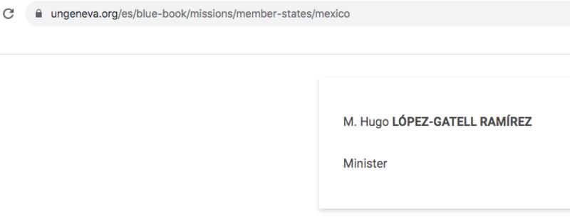 Hugo López-Gatell ministro