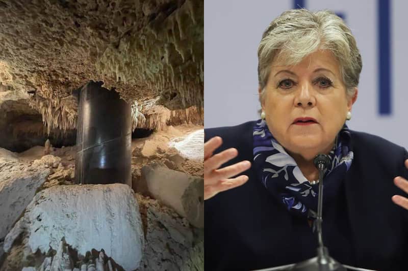 Alicia Bárcena, titular de Semarnat y Daños a cavernas por el Tren Maya Alicia Bárcena reconoció los daños a cavernas por el Tren Maya