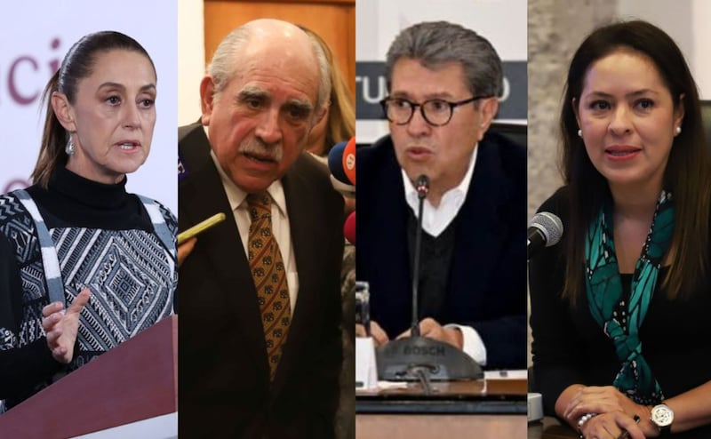 Claudia Sheinbaum, Pablo Gómez, Ricardo Anaya, Karen Castrejón Actores clave de la reforma electoral