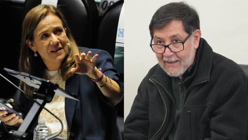 La diputada del PAN se lanzó contra Noroña por su visita al Vaticano La diputada del PAN, Margarita Zavala y el senador Gerardo Fernández Noroña
