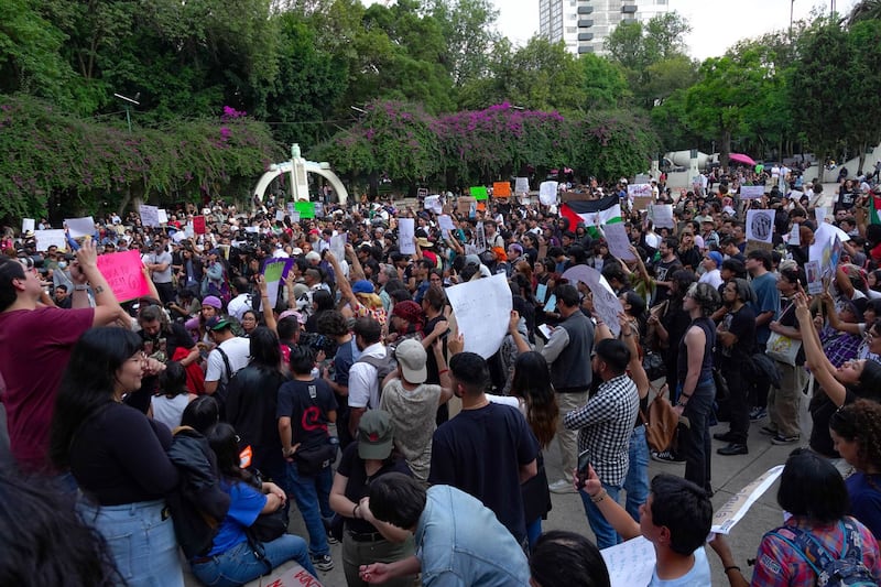 Marcha contra la gentrificación en la CDMX