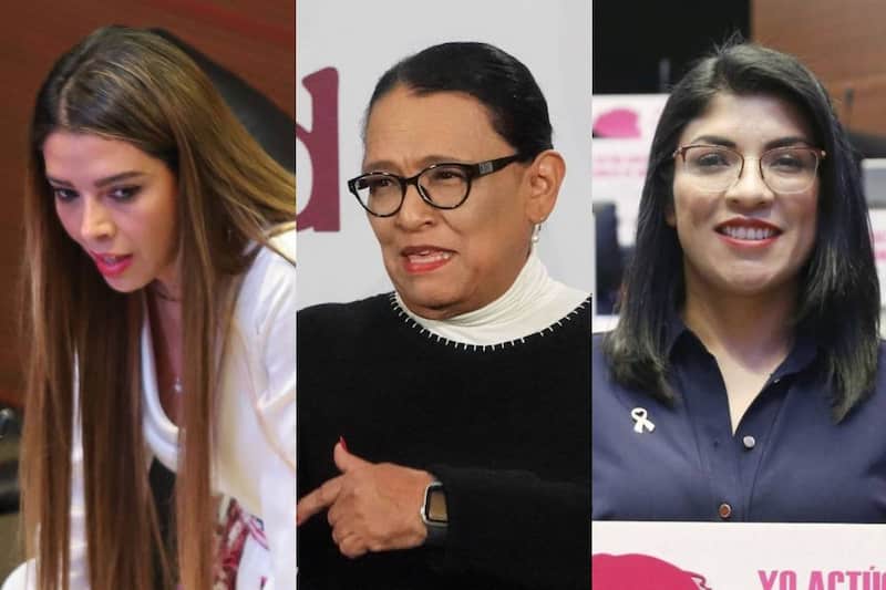 Ruth González, Rosa Icela Rodríguez, Verónica Rodríguez Ruth González, Rosa Icela Rodríguez, Verónica Rodríguez, mujeres que podrían buscar la candidatura en SLP.